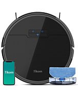 Robot Vacuum and Mop, Tikom G8000 Robot Vacuum Cleaner, 2700Pa Strong Suction, Self-Charging, Good for Pet Hair, Hard Floors, Black