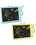 KOKODI 2 Packs 10 Inch Colorful Toddler Doodle Board Drawing Tablet