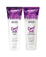 Not Your Mother's Curl Talk Frizz Control Sculpting Gel and Defining Cream (2-Pack) - 9.7 fl oz - Formulated with Rice Curl Complex - For All Curly Hair Types