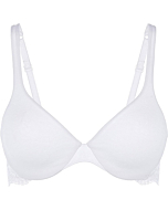 La Perla, Souple Cotton Underwire Bra, 32D, White