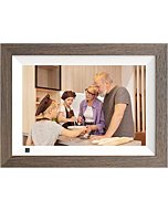 FULLJA Wi-Fi Large Digital Picture Frame 15 Inch, Smart WiFi Digital Photo Frames, HD Touch Screen, 16GB Memory, Share Photos and Videos Via App or Email, Unlimited Cloud Storage, Wall Mountable