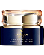 Clé de Peau Beauté Intensive Fortifying Cream in a luxurious jar.