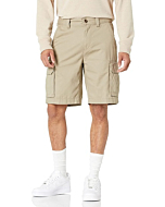 Amazon Essentials Men's Classic-Fit 10” Cargo Short, Dark Khaki, 36