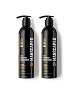 MANSCAPED™ 2 In 1 Shampoo & Conditioner, UltraPremium Formula Infused with Sea Kelp, Coconut Water, Aloe for Nourishing and Hydrating Hair (16 oz Aluminum Bottle)