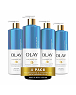 Olay Nourishing & Hydrating Body Lotion with Hyaluronic Acid, 17 Fl Oz (Pack of 4)