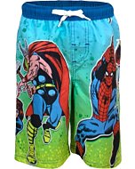 Marvel Swim Shorts for Boys, Kids Summer Board Shorts, Swimwear for Boys (Retro Gradient, Size 5/6)