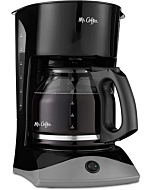 Mr. Coffee Coffee Maker with Auto Pause and Glass Carafe, 12 Cups, Black