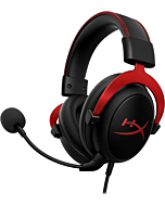 HyperX Cloud II - Gaming Headset, 7.1 Surround Sound, Memory Foam Ear Pads, Durable Aluminum Frame, Detachable Microphone, Works with PC, PS5, PS4, Xbox Series X|S, Xbox One – Red