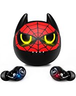 Wireless Earbuds with Cute People Animation Game Shaped Charging Case, Super Hero Modeling Cartoon Bluetooth Headphones, Classic Anime Themed Wireless Bluetooth Earbuds for Adults Boys Teens