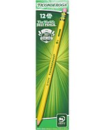 Ticonderoga® Pencils, Presharpened, #2 Lead, Soft, Pack of 12