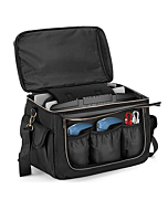 Trunab Gaming Console Bag Compatible with PS5/PS4/Xbox One, Protective Travel Carry Case Storage for Controllers, 15.6” Laptop, Monitor, Headsets, Gaming discs, Charger, and More Gaming Accessories