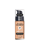 Liquid Foundation by Revlon, ColorStay Face Makeup for Combination & Oily Skin, SPF 15, Longwear Medium-Full Coverage with Matte Finish, Sand Beige (180), 1.0 Oz