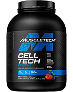 Creatine Monohydrate Powder | MuscleTech Cell-Tech Creatine Powder | Post Workout Recovery Drink | Muscle Builder for Men & Women | Musclebuilding Creatine Supplements | Fruit Punch, 6 lbs (56 Serv)