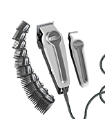 Wahl Clipper Pro Series Premium Combo Clipper Kit for Hair Clipping & Beard Trimming with Free Barbers Shears - Model 79804