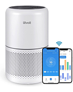 Air Purifiers for Home Bedroom H13 True HEPA Filter for Large Room, Sleep, Quiet Cleaner for Dust, Allergies, Pets, Smoke, White Noise, Smart WiFi, Auto Mode, 300S By LEVOIT 