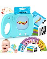 Websonaw Toddler Toys for 2 3 4 5 Year Old Boys Girls, Talking Flash Cards with 224 Words, Autism Sensory Toys for Autistic Children Learning Montessori Toys for 2 Year Old, Speech Therapy Toys