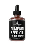 Organic Pumpkin Seed Oil For Hair Growth by Hair Thickness Maximizer. Pure, Cold Pressed, Vegan Pumpkin Seeds Extract to Stop Hair Loss For Men & Women. Hair Treatment Serum. Replenish Hair Follicles