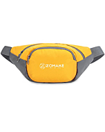 ZOMAKE Large Fanny Pack for Men Women with Compartment, Water Resistant Crossbody Waist Bag Pack Carrying All Phones for Outdoors Workout Travel Casual Running Hiking Cycling