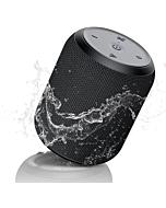 NOTABRICK Bluetooth Speakers, 15W Portable Speakers Bluetooth Wireless V5.0 with Stereo Sound, Active Extra Bass, IPX6 Waterproof Shower Speaker, Double Pairing, for Party, Home Theater, Game Theater