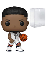 NBA: Pelicans - Zion Williamson (City Edition 2021) Funko Pop! Vinyl Figure (Bundled with Compatible Pop Box Protector Case)