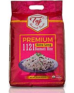 TAJ Premium 1121 Basmati Rice, Extremely Long Grain, 10-Pounds