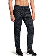 TSLA Men's Thermal Windproof Cycling Pants, Fleece Lined Outdoor Bike Pants, Winter Cold Weather Running Pants, Cycling Fleece Pants Black Camo, 3X-Large