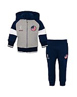 Outerstuff Unisex Kid's FIFA World Cup Premium Hood and Pant Set, Navy, 3 Years