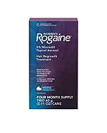 Women's Rogaine 5% Minoxidil Foam for Hair Thinning and Loss, Topical Treatment for Women's Hair Regrowth, 4-Month Supply