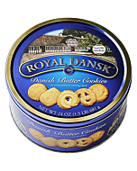 Royal Dansk Danish Cookies Tin, butter, 24 Ounce