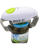 MOCK ST Electric Jar Opener, Restaurant Automatic Jar Opener for Seniors with Arthritis, Weak Hands, Bottle Opener for Arthritic Hands