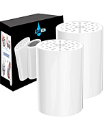 AQUALUTIO 15-Stag shower filter Replacement Cartridges Universally Compatible with any Shower Head filter