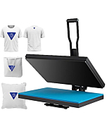 SmarketBuy Heat Press Machine 16x20 Inch, High Pressure Clamshell Heat Press 1700W, Large Heat Press Digital Control Heat Transfer Machine for T Shirts