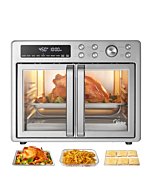 Midea Flexify Toaster Oven Air Fryer Combo - Sleek Stainless Steel Design