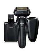 Panasonic Electric Razor for Men, Electric Shaver, ARC6 Six-Blade Electric Razor with Premium Automatic Cleaning and Charging Station, ES-LS9A-K (Black)