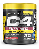 C4 Ripped Sport Pre Workout Powder Fruit Punch | NSF Certified for Sport + Sugar Free Preworkout Energy Supplement for Men & Women | 135mg Caffeine + Weight Loss | 30 Servings