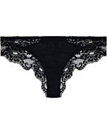 La Perla, Souple Cotton Brazilian Brief, M, Black