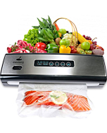 Vacuum Sealer Machine, meidong Food Vacuum Sealer Machine Built in Air Sealing System, Automatic For Food Preservation Storage With Dry & Moist Modes, LED Indicator, Easy to Clean, Compact Design