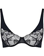 La Perla, Like A Butterfly Underwired Bra, 36C, Black