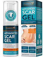 Scar Cream Gel - Retinol, Allantoin, Vitamin E, Betaine - C-Section, Tummy Tuck, Keloid, Acne Removal Treatment - Advanced Post Surgery Supplies - Try Surgical Silicone Sheets, Tapes, Patches - 1.7 oz