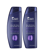 Head & Shoulders Clinical Strength Dandruff Shampoo Twin Pack, Advanced Oil Control with Refreshing Citrus, 13.5 Oz Each