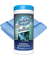 MiracleWipes for Electronics Cleaning - Screen Wipes Designed for TV, Phones, Monitors and More - Includes Microfiber Towel - (30 Count)