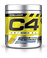 C4 Original Pre Workout Powder ICY Blue Razz | Vitamin C for Immune Support | Sugar Free Preworkout Energy for Men & Women | 150mg Caffeine + Beta Alanine + Creatine | 60 Servings