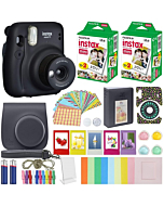 Fujifilm Instax Mini 11 Instant Camera Charcoal Gray + MiniMate Accessories Bundle + Fuji Instax Film Value Pack (40 Sheets) Accessories Bundle, Color Filters, Album, Frames