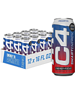 C4 Smart Energy Drink - Sugar Free Performance Fuel & Nootropic Brain Booster, Coffee Substitute or Alternative | Freedom Ice 16 Oz - 12 Pack