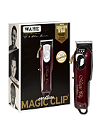 Wahl Professional - 5-Star Cord/Cordless Magic Clip #8148-90+ Minute Run Time, Red, 15 Piece Set