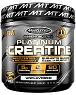 Creatine Monohydrate Powder | MuscleTech Platinum Creatine Powder | Pure Micronized Creatine Powder | Muscle Recovery + Muscle Builder for Men & Women | Workout Supplements | Unflavored 14.11 oz