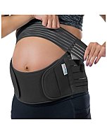 Belly Bands For Pregnant Women, Pregnancy Belly Support Band, Belly Band For Back Support. Pregnancy Must Haves, Belly Support For Pregnancy. Black Color/Size L