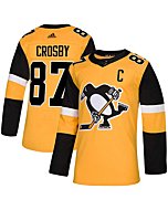 adidas Pittsburgh Penguins Sidney Crosby Authentic Alternate Pro Jersey (46/S) Yellow