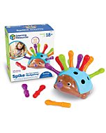 Learning Resources Spike The Fine Motor Hedgehog - 14 Pieces, Ages 18+ months Toddler Learning Toys, Fine Motor and Sensory Toys, Educational Toys for Toddlers, Montessori Toys