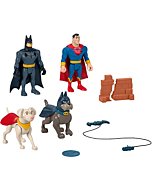 Fisher-Price DC League of Super-Pets Super Hero and Action Pet Gift Set with Superman, Batman, Ace and Krypto Figures for Kids Ages 3 and up [Amazon Exclusive]